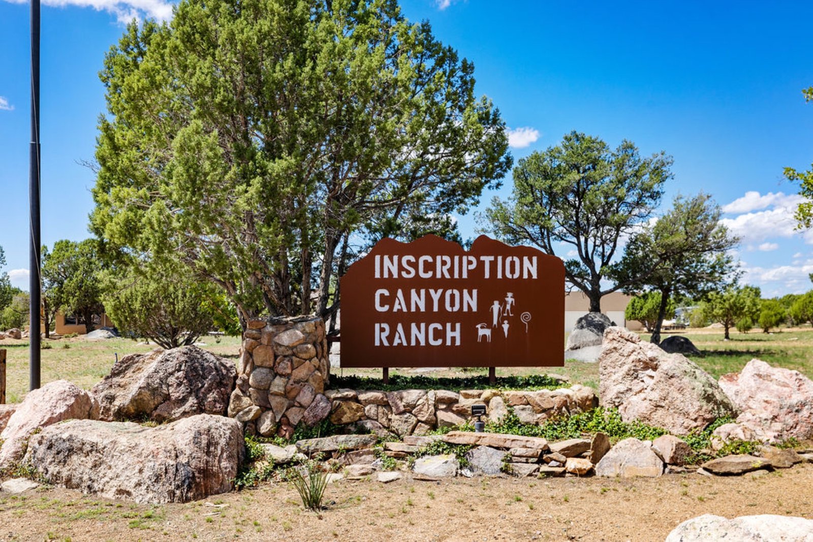 Inscription Canyon Ranch entrance sign, Prescott AZ