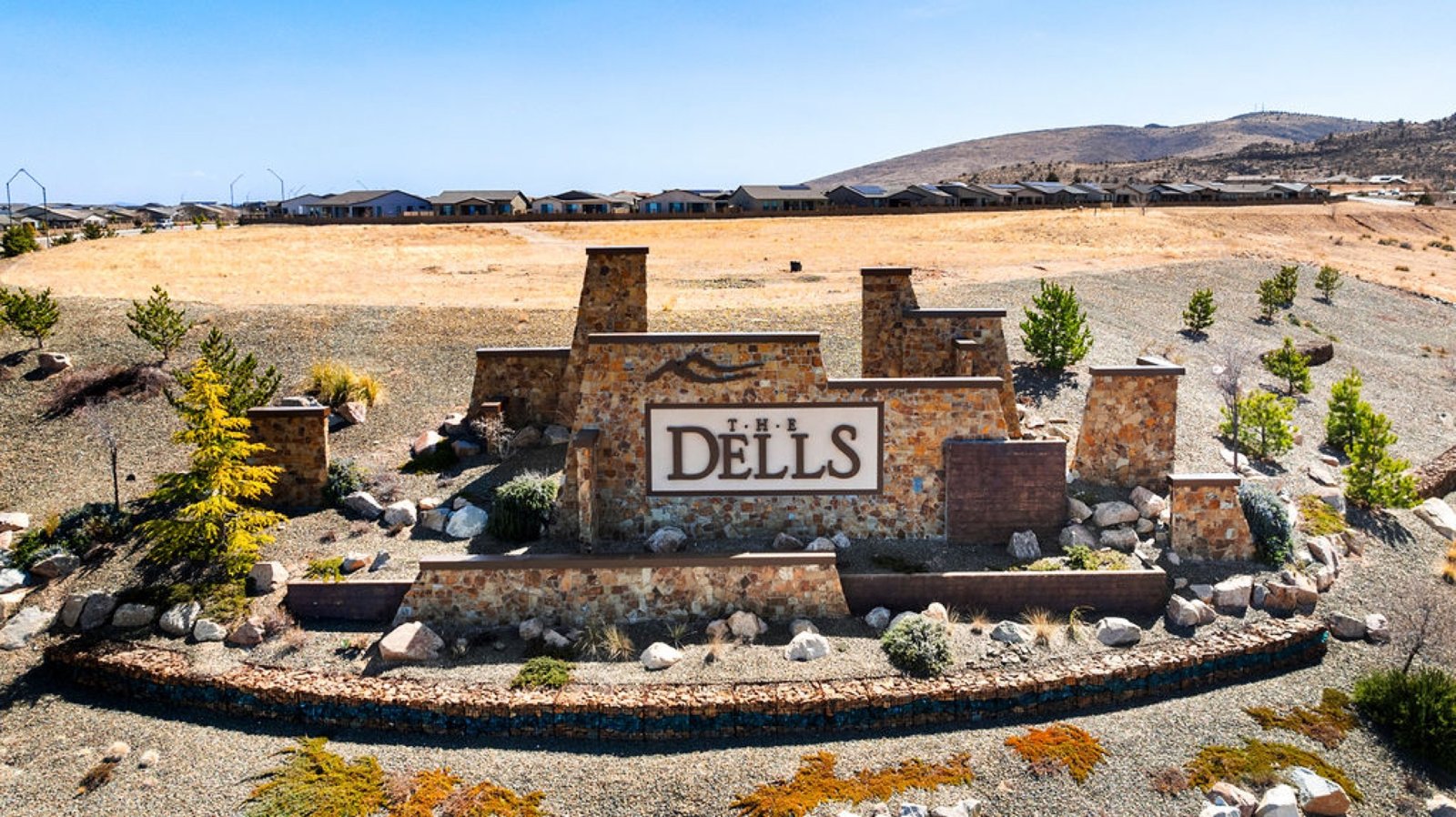 Granite Dells Estates entrance sign, Prescott AZ